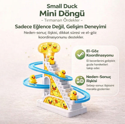 Prime Duck Müzikli ve Işıklı Tırmanan Ördekler Merdiven Yarış Seti🦆✨
