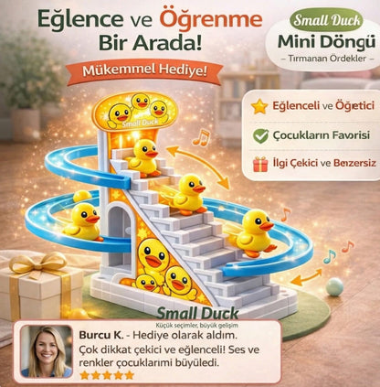 Prime Duck Müzikli ve Işıklı Tırmanan Ördekler Merdiven Yarış Seti🦆✨