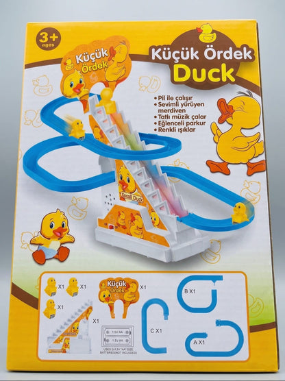 Prime Duck Müzikli ve Işıklı Tırmanan Ördekler Merdiven Yarış Seti🦆✨