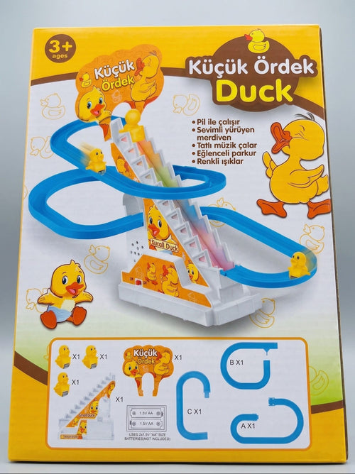 Prime Duck Müzikli ve Işıklı Tırmanan Ördekler Merdiven Yarış Seti🦆✨