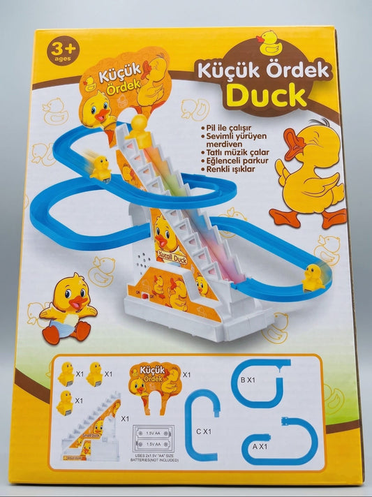 Prime Duck Müzikli ve Işıklı Tırmanan Ördekler Merdiven Yarış Seti🦆✨